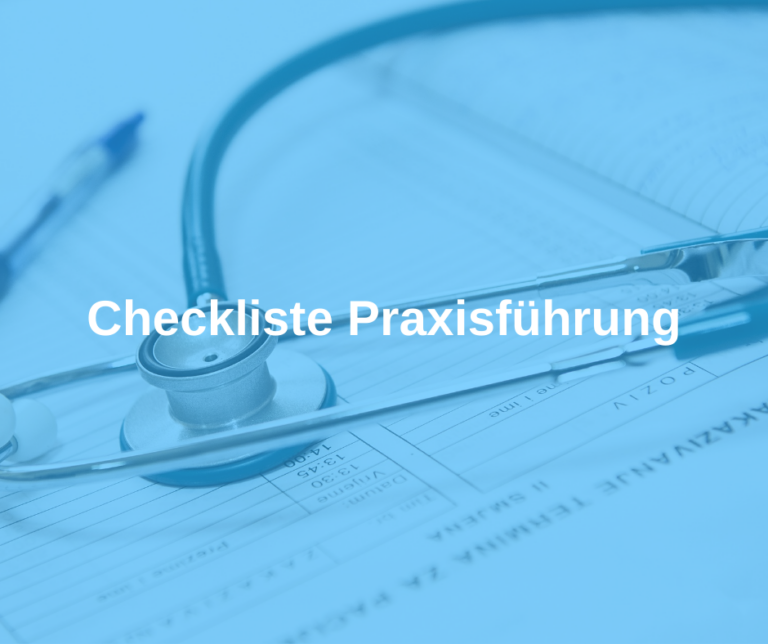 Checkliste Praxisführung