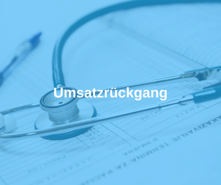 Umsatzrückgang